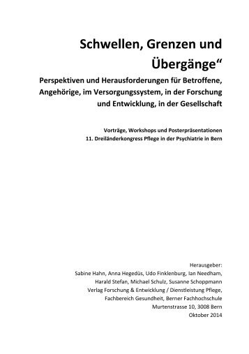 Schwellen, Grenzen und Übergänge (2014)