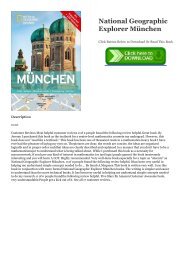 Ebook Download National Geographic Explorer München Full Online | READ ONLINE