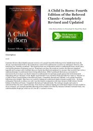 Read Online A Child Is Born: Fourth Edition of the Beloved Classic--Completely Revised and Updated PDF eBook