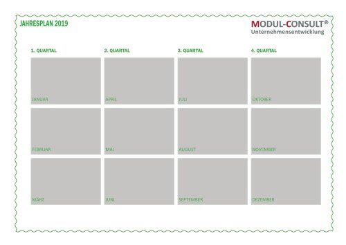 MODUL-CONSULT.de - SocialMedia - Kalender - 2019