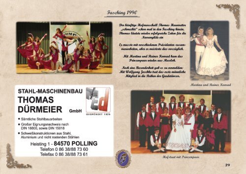 50 Jahre Narrengilde Kraiburg Fasching 2019 