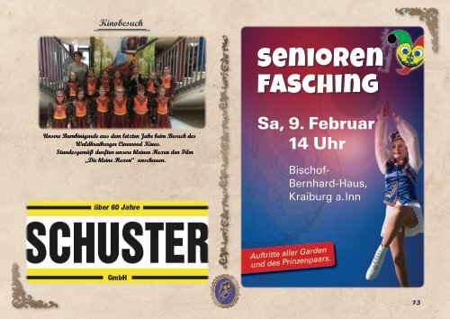 50 Jahre Narrengilde Kraiburg Fasching 2019 