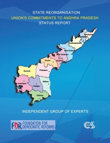 State Reorganisation - Union's Commitment - Status Report