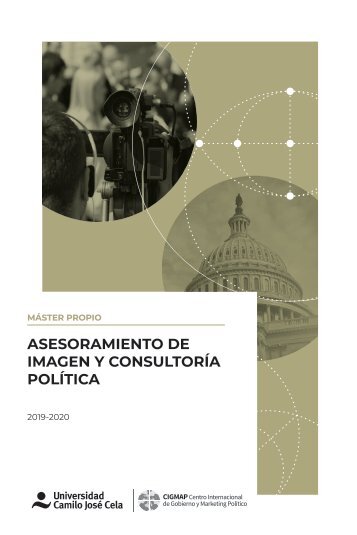 Folleto Máster en Asesoramiento de Imagen y Consultoría Política 2019-2020 COMPRIMIDO