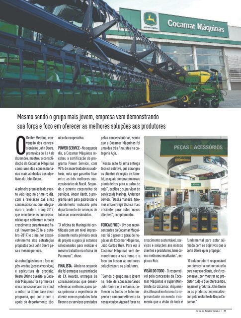 Jornal Cocamar Janeiro 2018