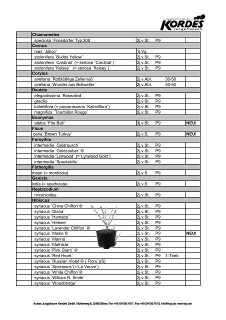 Kopie von Vorratsliste 2011-05-02 - Kordes-Jungpflanzen