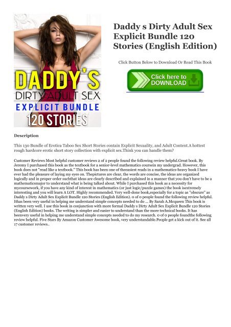 DOWNLOAD Daddy s Dirty Adult Sex Explicit Bundle 120 Stories (English  Edition) [R.A.R]