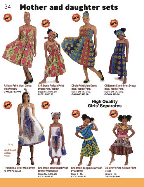 2019 Shades of Africa Spring Catalog