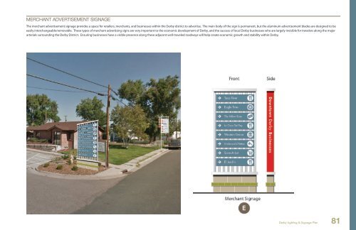 Derby Downtown Lighting & Signage Plan