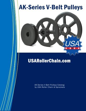 AK-Series V-Belt Pulleys Catalog