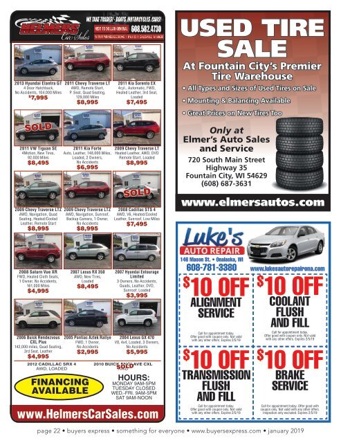 Buyers Express - La Crosse Edition - January 2019