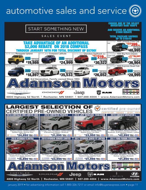 Buyers Express - Rochester Edition - January 2019