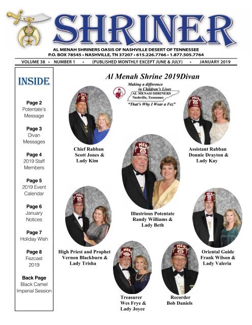 SHRINER JANUARY 2019