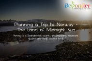 Plannig a Trip to Norway | The Land of Midnight Sun | Norway Holiday Packages
