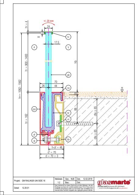 GM RAILING UNI SIDE 16