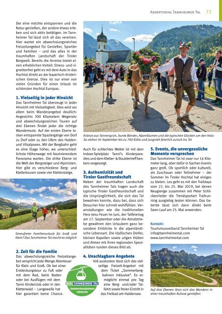 Ferienwandern 2019