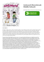 [PDF] Dwonload Awkward (Berrybrook Middle School) Online Books | READ ONLINE