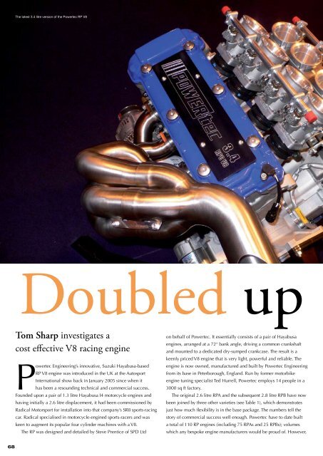 Tom Sharp - Radical Performance Engines
