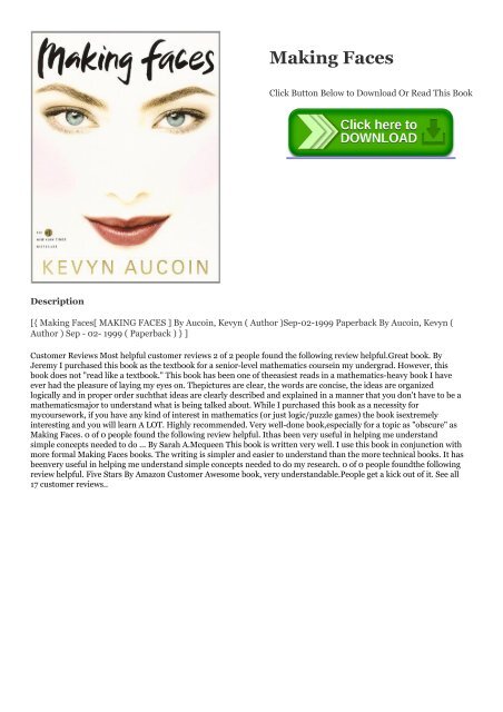 Ebook Download Making Faces Ebook Download Read Online