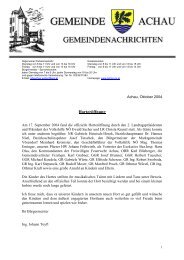 12 h Ecke Hintausstraße – Krottenbachstraße - Gemeinde Achau