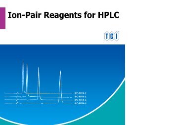 Tokyo Chemical Industries (TCI) Ion-Pair Reagents for HPLC