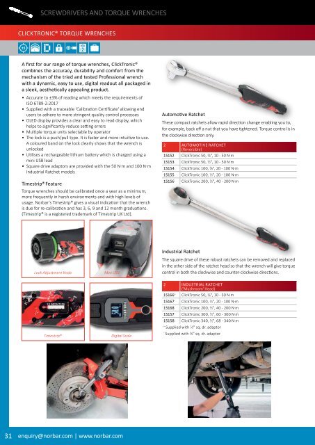 Norbar Catalogue 2019