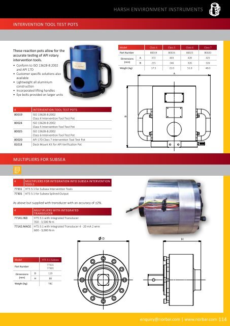 Norbar Catalogue 2019