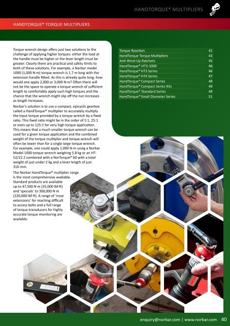 Norbar Catalogue 2019