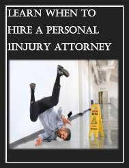 Learn when to hire a personal injury attorney
