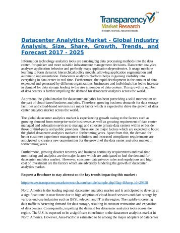 Datacenter Analytics Market