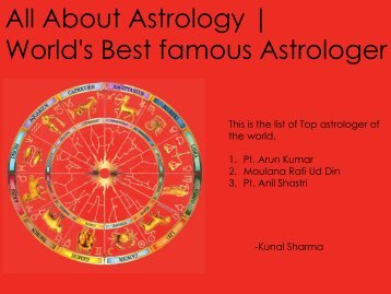 All About Astrology  World's Best famous Astrologer-converted