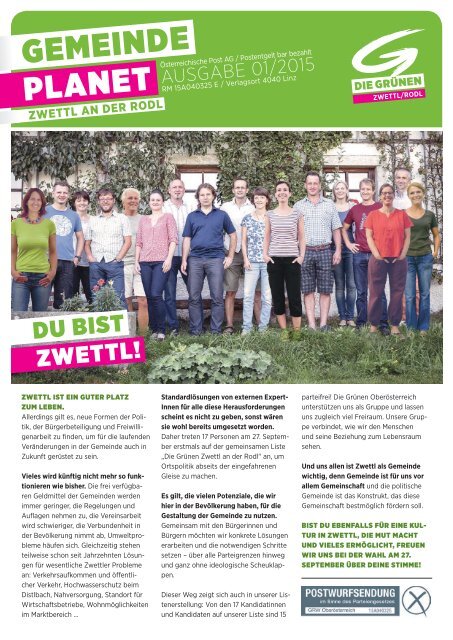 Grünes Blatt 1/2015