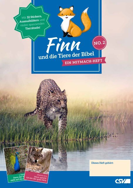 Finn und die Tiere der Bibel (NO. 2)