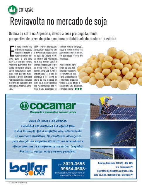 Jornal Cocamar Abril 2018