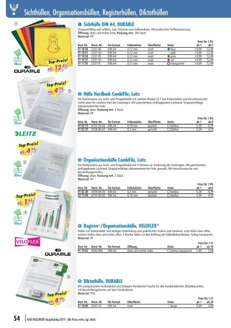 Der Bürokatalog