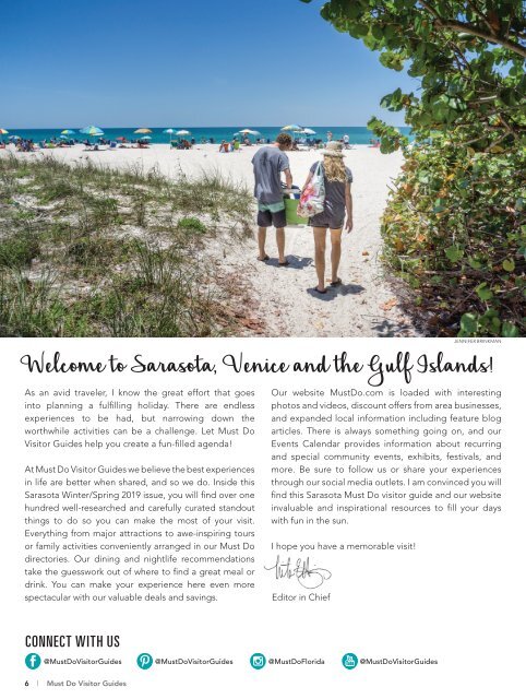 Must Do Sarasota Visitor Guide Winter/Spring 2019