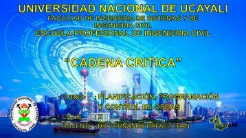 CLASE 13 _ CADENA CRITICA