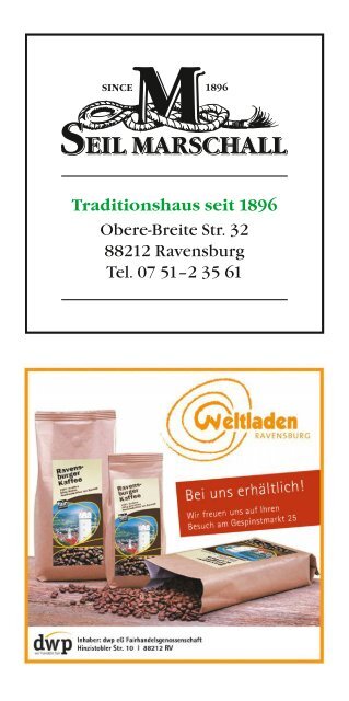 JazzTime Ravensburg Programm 01/2018