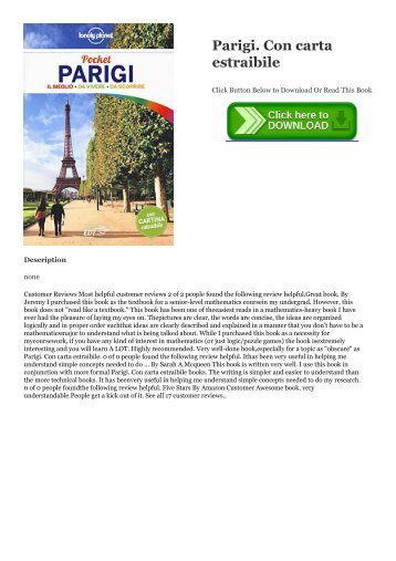 (Download) Parigi. Con carta estraibile Pdf books