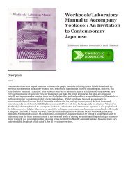 -PDF-Workbook-Laboratory-Manual-to-Accompany-Yookoso--An-Invitation-to-Contemporary-Japanese--BOOK-Yasu-Hiko-Tohsaku