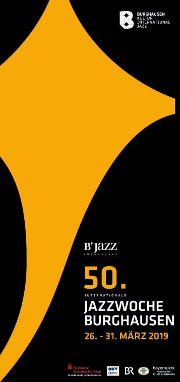Programmflyer 50. Internationale Jazzwoche Burghausen