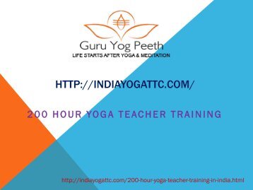 200 Hour Yoga TTC in Rishikesh 2