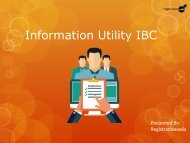 Information Utility Insolvency Code PDF - Registrationwala