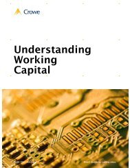 Understanding Working Capital Management 
