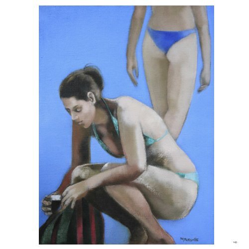  Martine Pinsolle's beach paintings