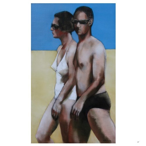  Martine Pinsolle's beach paintings