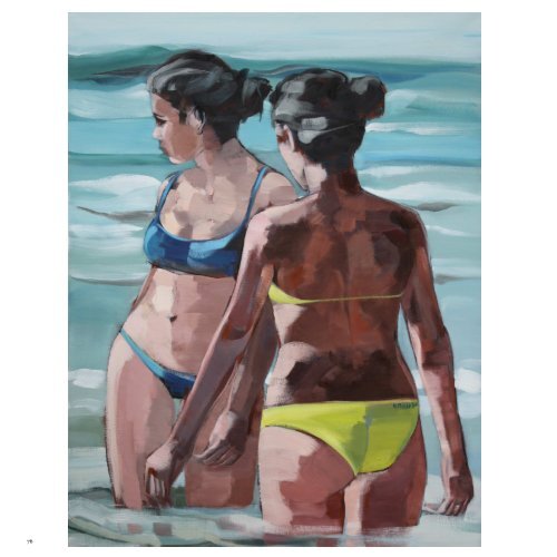  Martine Pinsolle's beach paintings