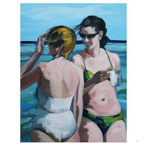  Martine Pinsolle's beach paintings