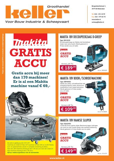 Acties Januari Februari 2019 Keller