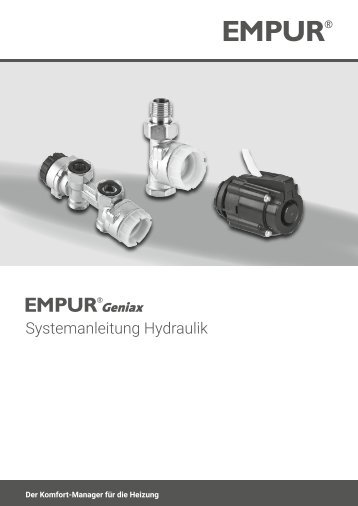 EMPUR Geniax Systemanleitung-Hydraulik